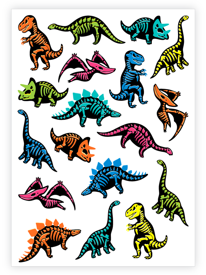 Ducky Street Temporary Tattoos