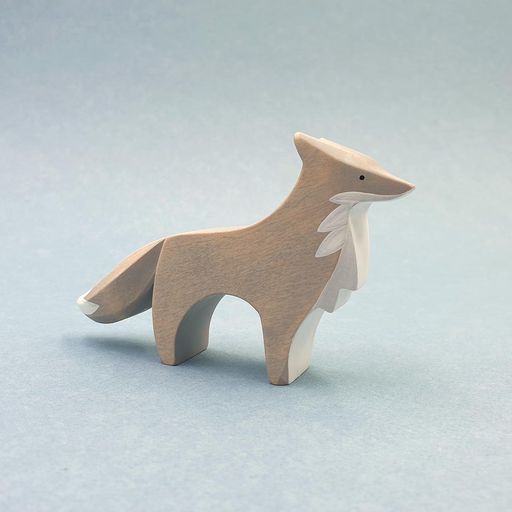 Handmade Wooden Wolf