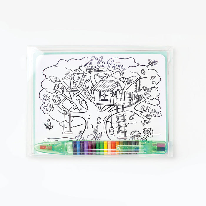 Kids Color-in Postcard Kit