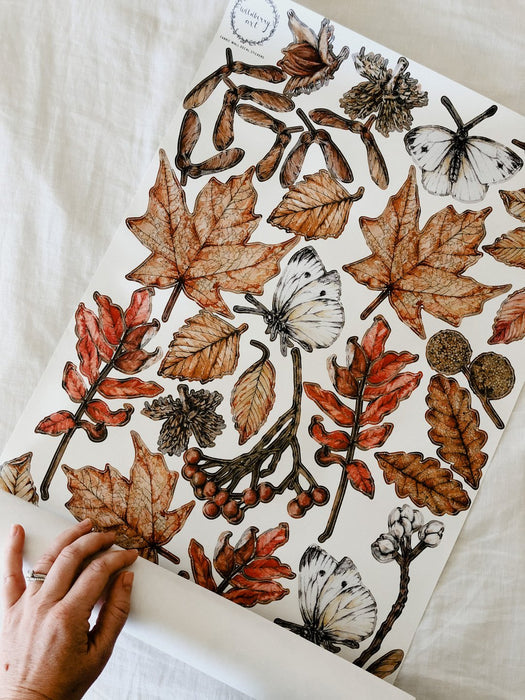 "Autumn Whispers" Fabric Wall Decals