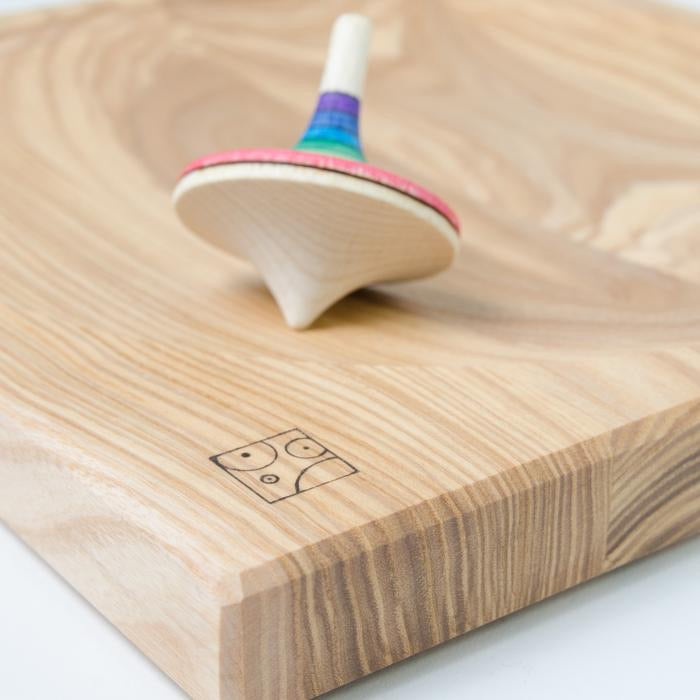 Wooden Plate for Spinning Tops 25cm