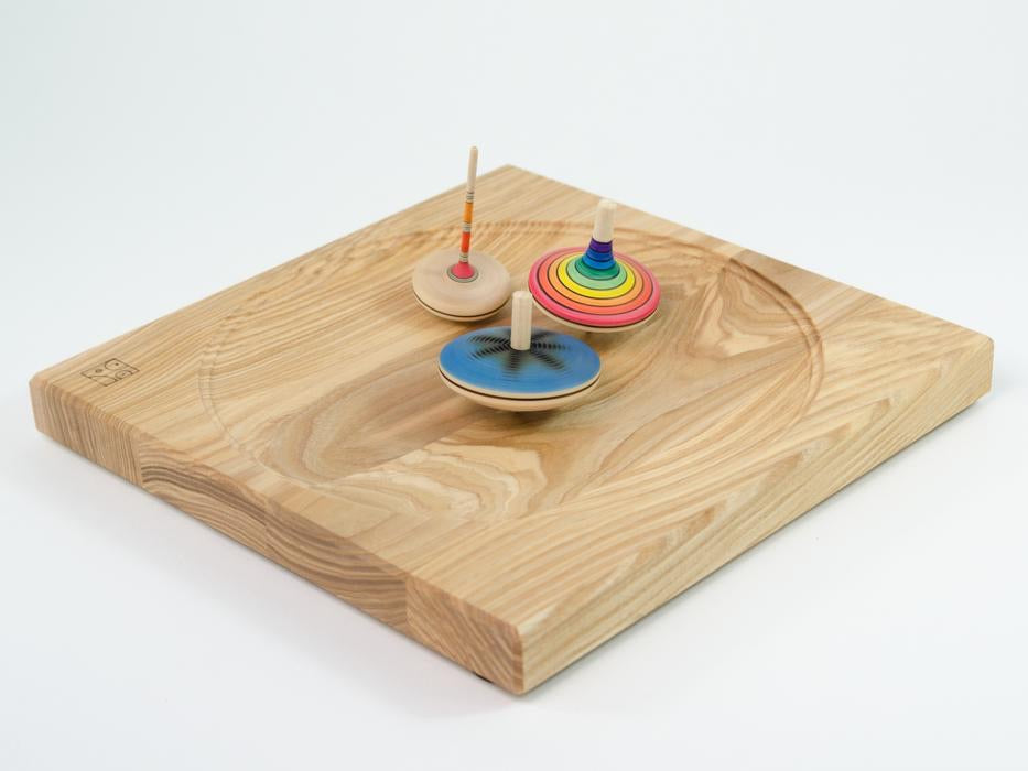 Wooden Plate for Spinning Tops 25cm