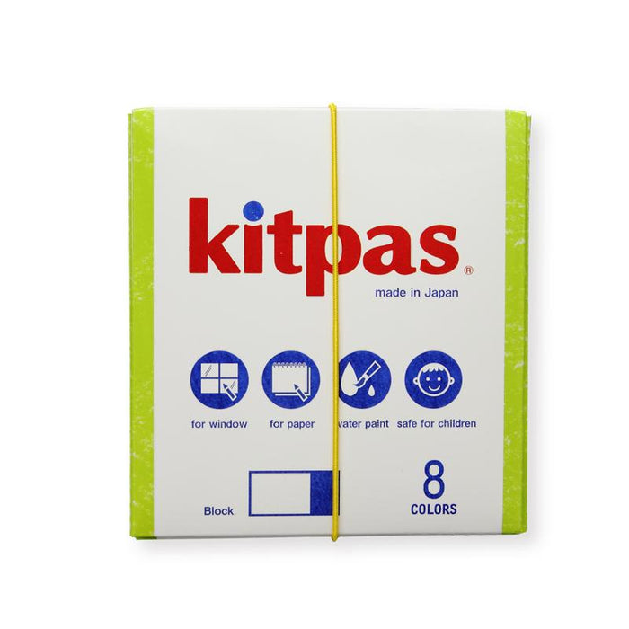 Kitpas Block Crayons 8 Colours